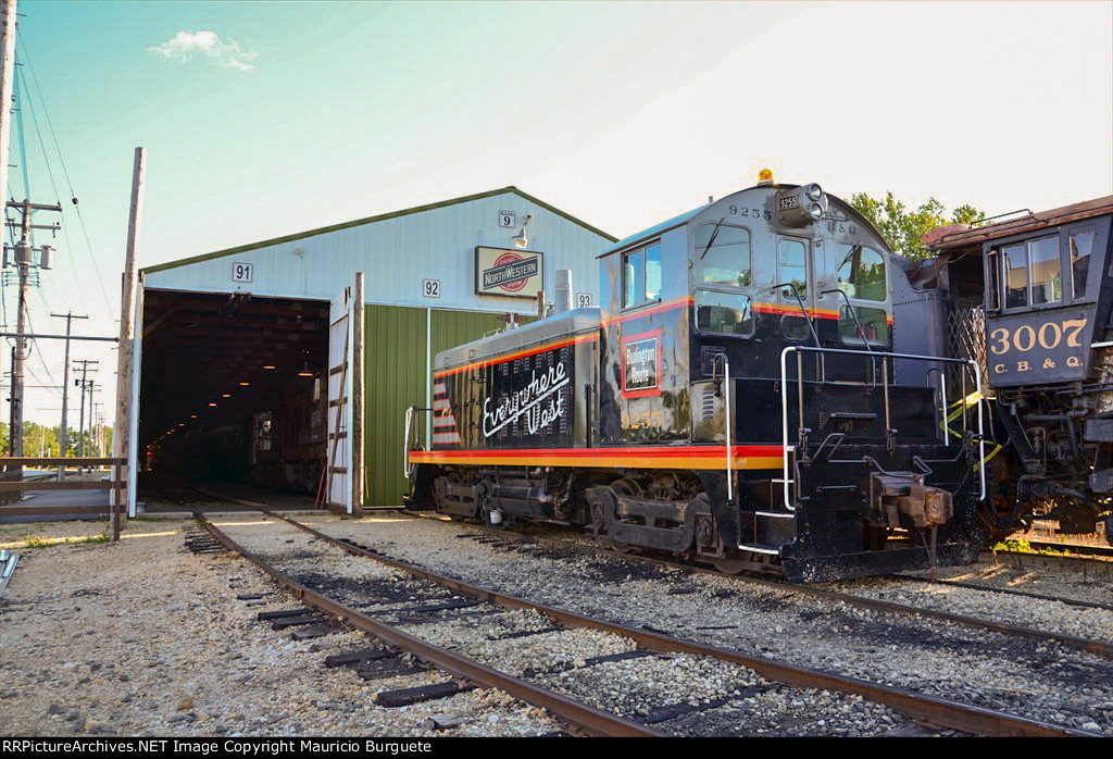 Chicago Burlington & Quincy SW-7 Diesel Locomotive